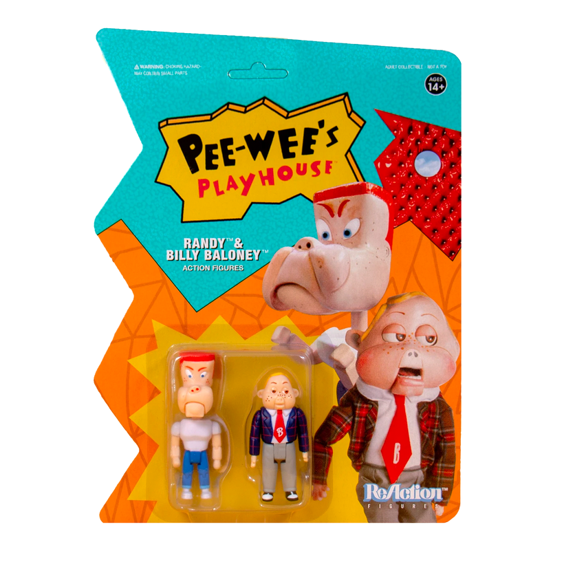PEE-WEE'S PLAYHOUSE REACTION FIGURE - RANDY & BILLY BALONEY