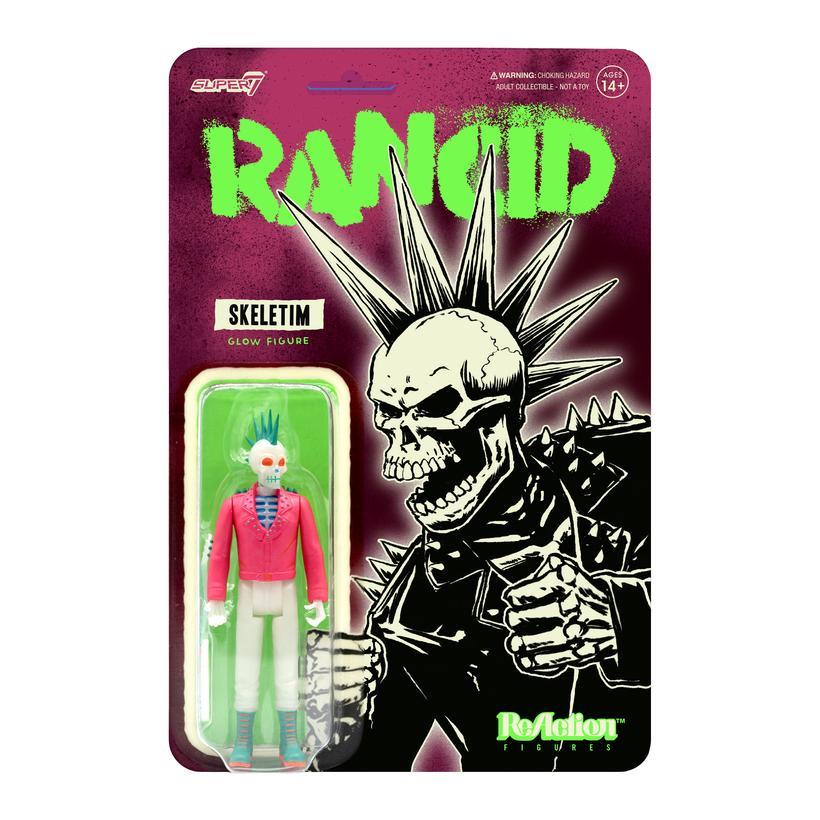 RANCID REACTION FIGURE - (GLOW) RANCID PUNK SKELETIM