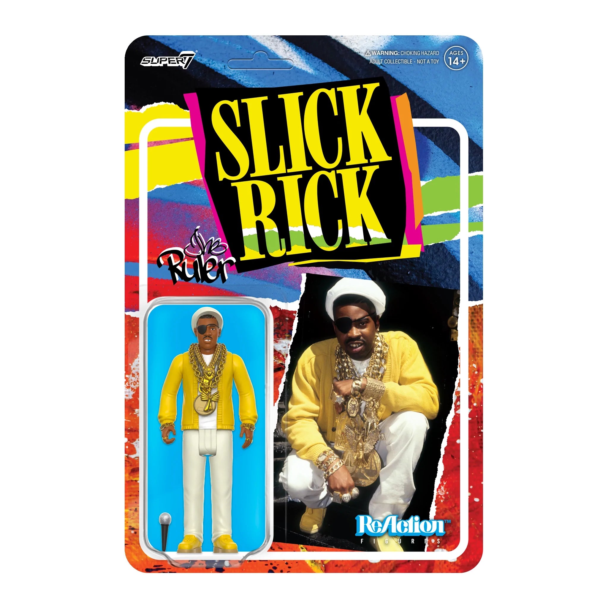 SLICK RICK WAVE 1 REACTION ACTION FIGURE