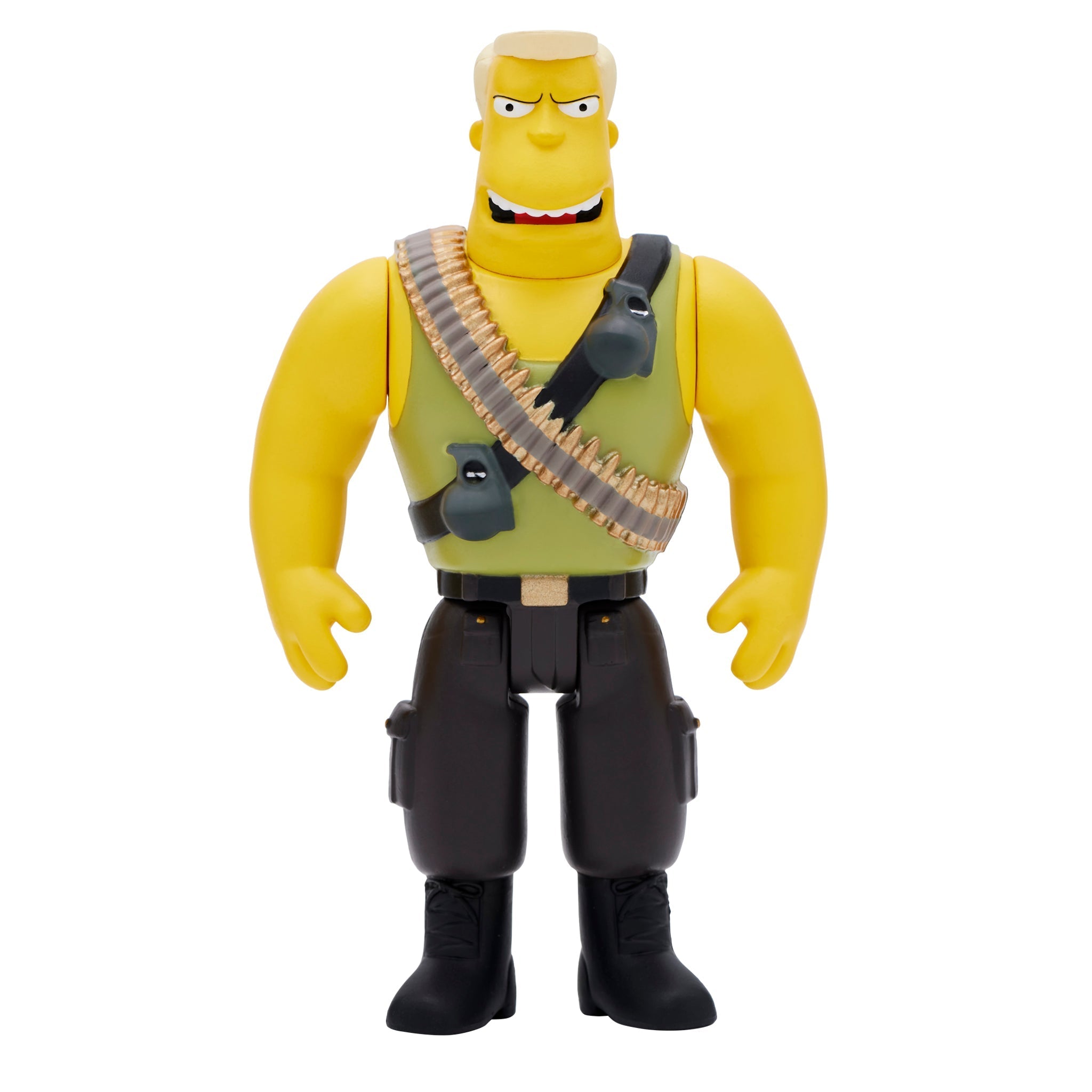 THE SIMPSONS REACTION WAVE 1 'MCBAIN (COMMANDO)' ACTION FIGURE