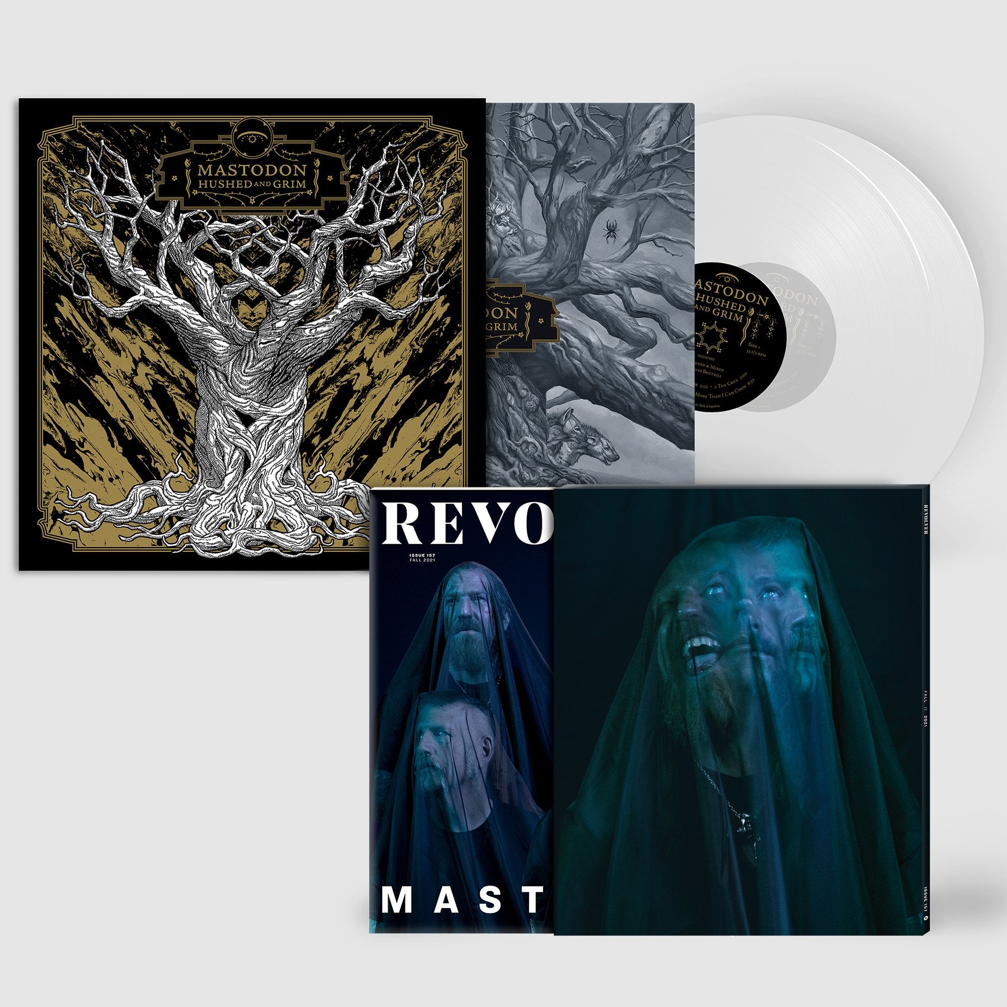 REVOLVER x MASTODON BUNDLE: HAND-NUMBERED SLIPCASE, MAGAZINE & 'HUSHED