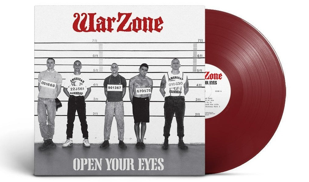 WARZONE ‘OPEN YOUR EYES’ LP (Red Vinyl)
