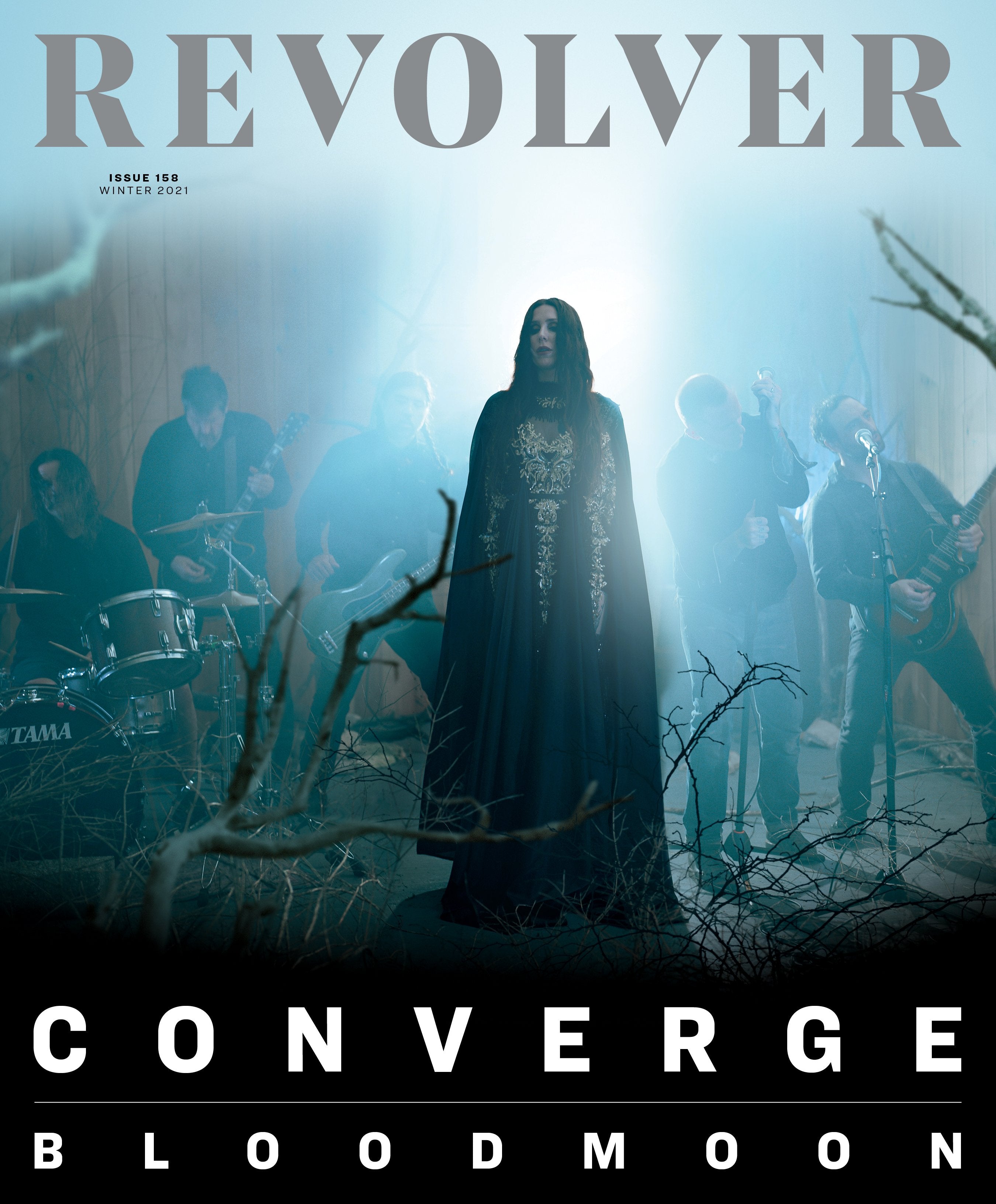 REVOLVER x CONVERGE WINTER 2021 ISSUE HAND-NUMBERED SLIPCASE W/ 'BLOODMOON' CLEAR NAVY CLOUDY 2LP - ONLY 200 AVAILABLE