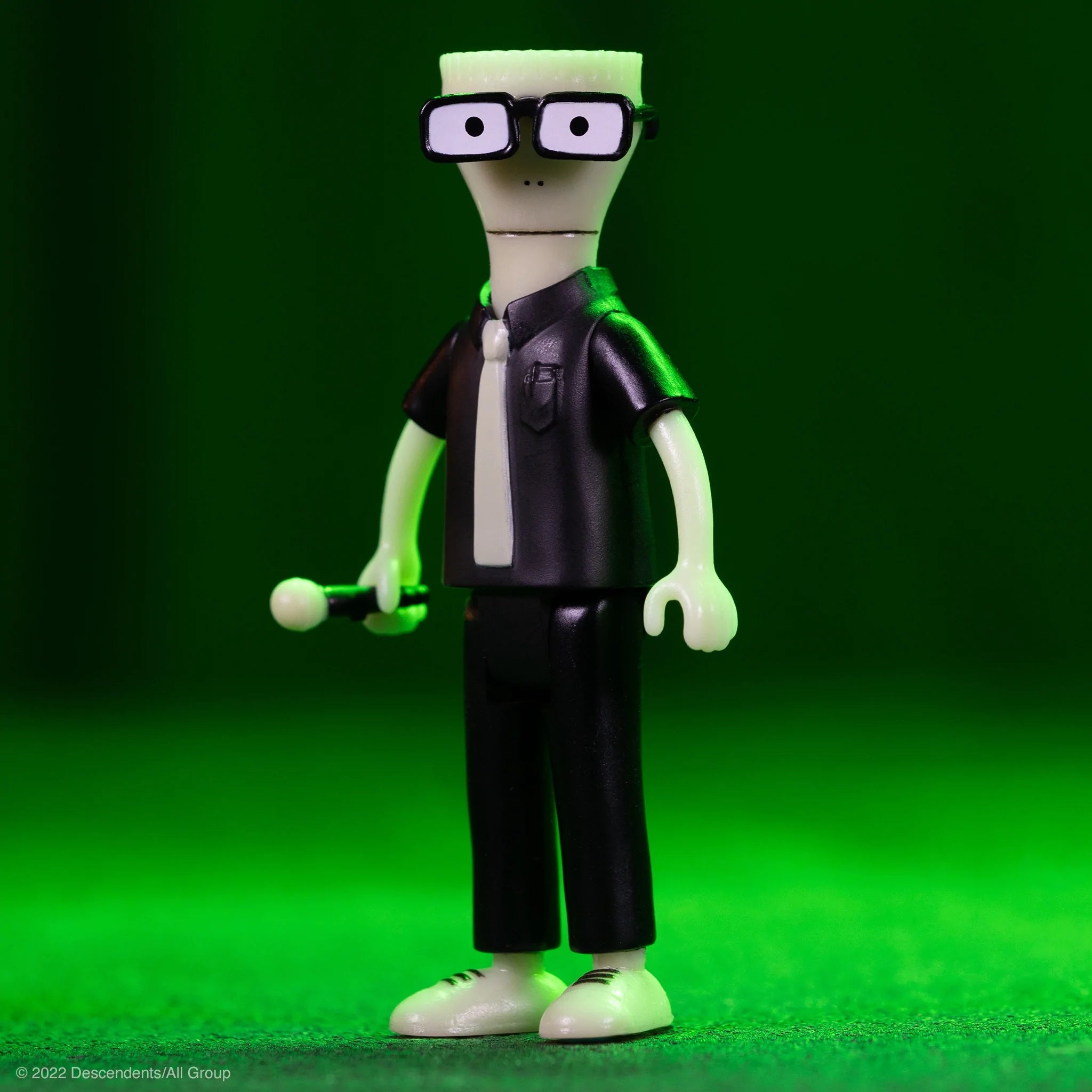 DESCENDENTS REACTION ACTION FIGURE - MILO (HYPERCAFFIUM SPAZZINATE, GLOW)