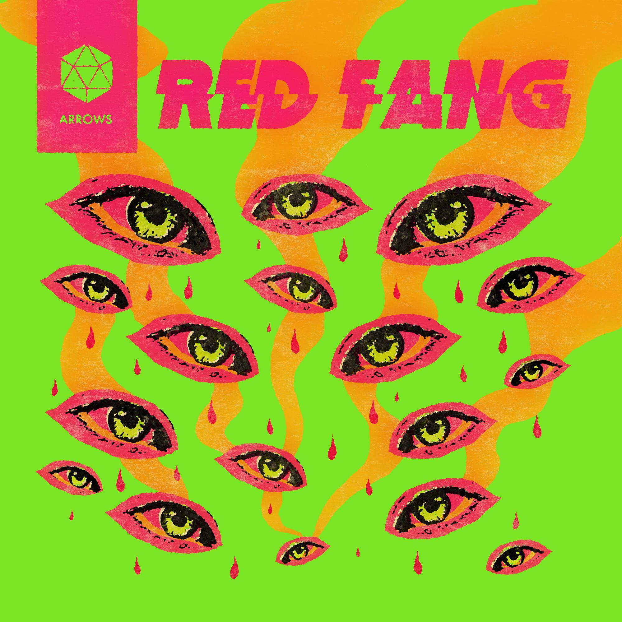 RED FANG ‘ARROWS' LP (Neon Yellow w/Heavy Neon Magenta Splatter Vinyl)