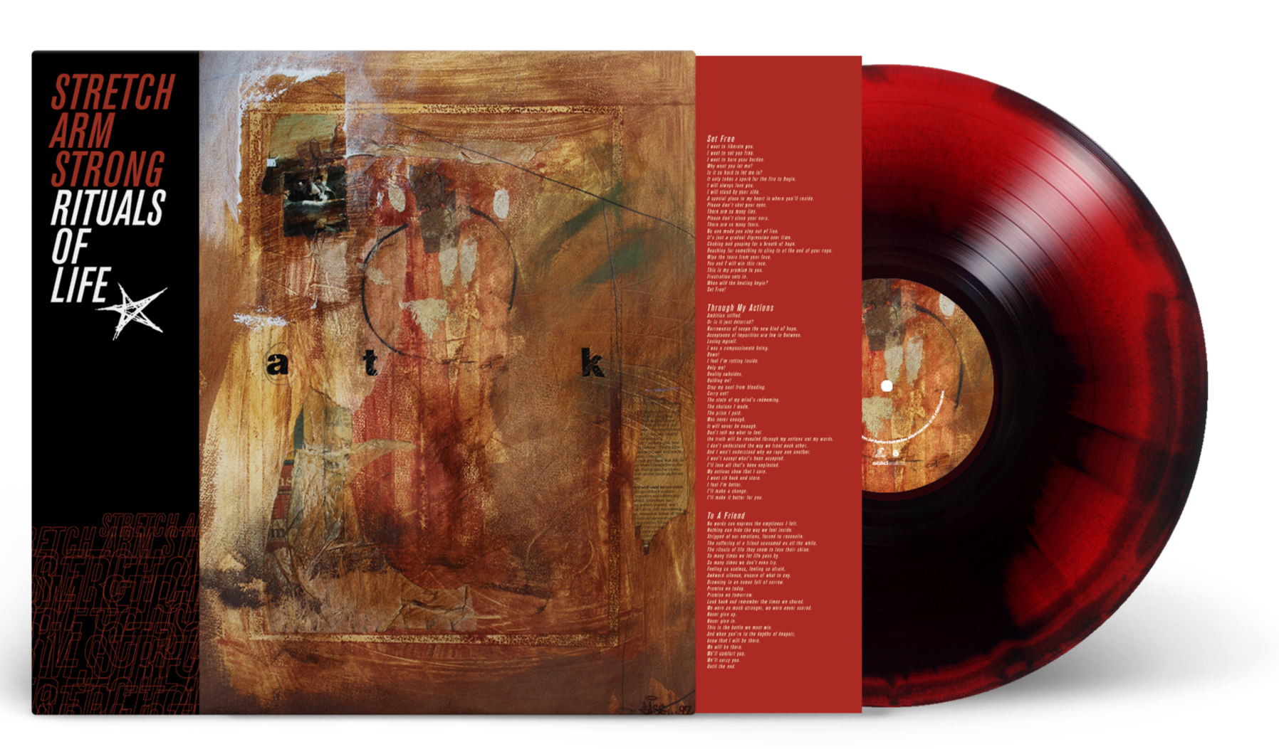STRETCH ARM STRONG ‘RITUALS OF LIFE’ LP (Limited Edition – Only 200 made, Blood/Black Swirl Vinyl)