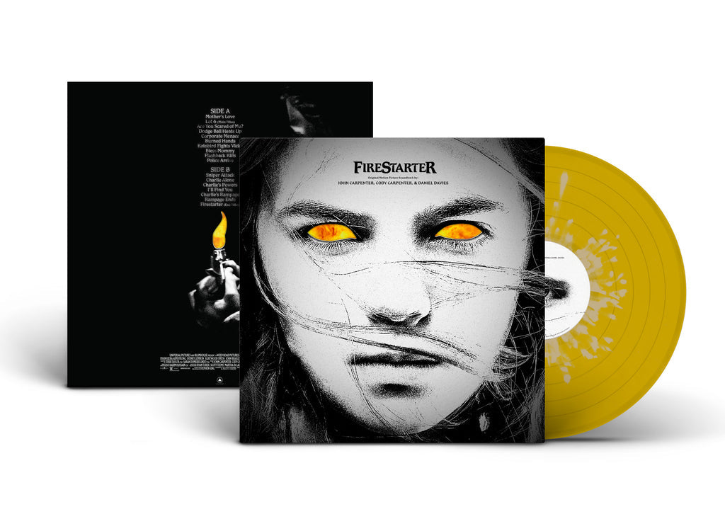 FIRESTARTER SOUNDTRACK LP (Yellow & Bone Splatter Vinyl, Music by John  Carpenter)