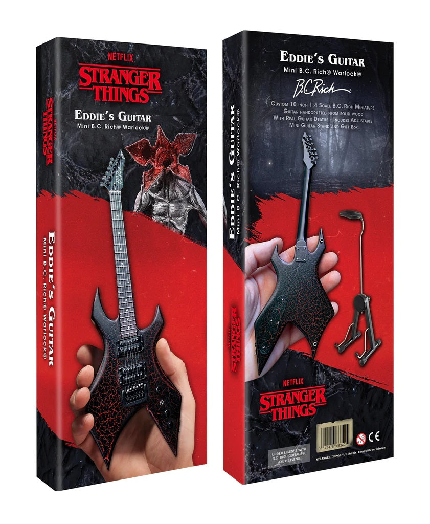 STRANGER THINGS - EDDIE'S GUITAR - B.C. RICH MINI WARLOCK