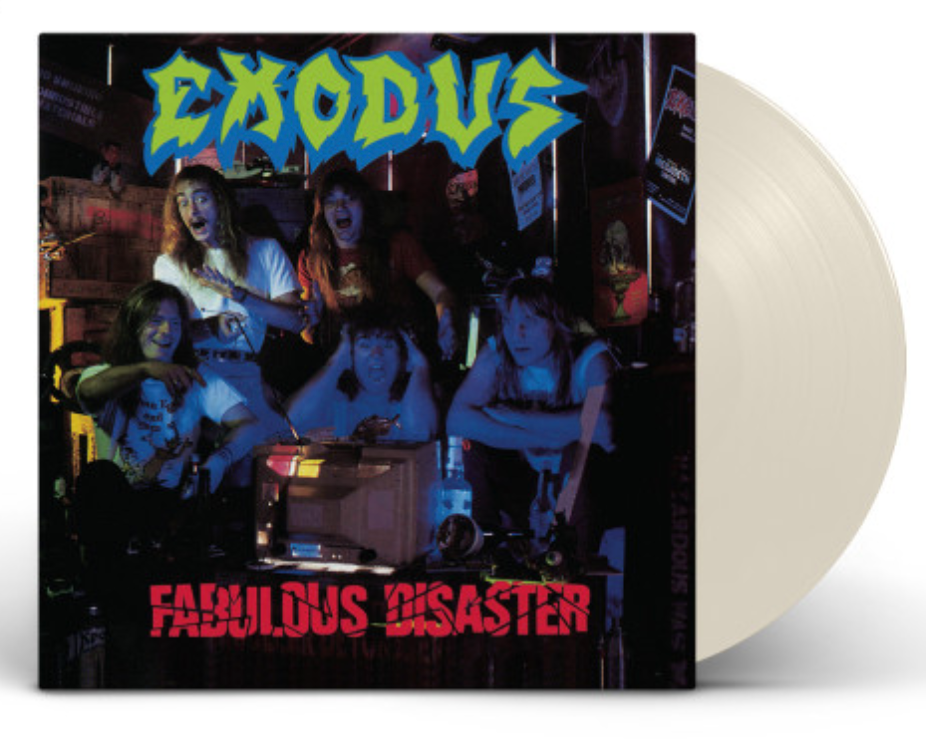 EXODUS 'FABULOUS DISASTER' LP (Opaque Bone Vinyl)