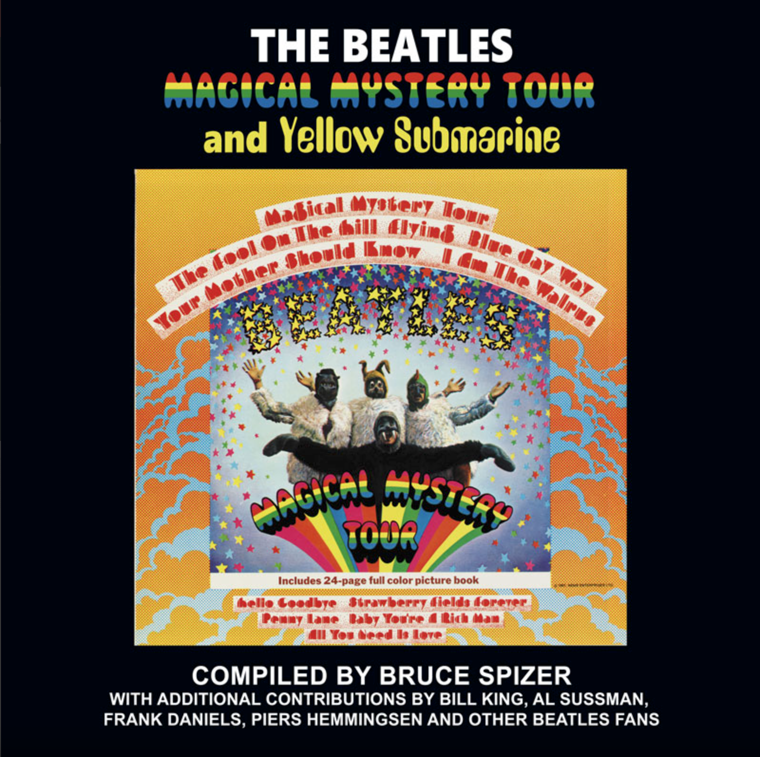 THE BEATLES MAGICAL MYSTERY TOUR AND YELLOW SUBMARINE BOOK