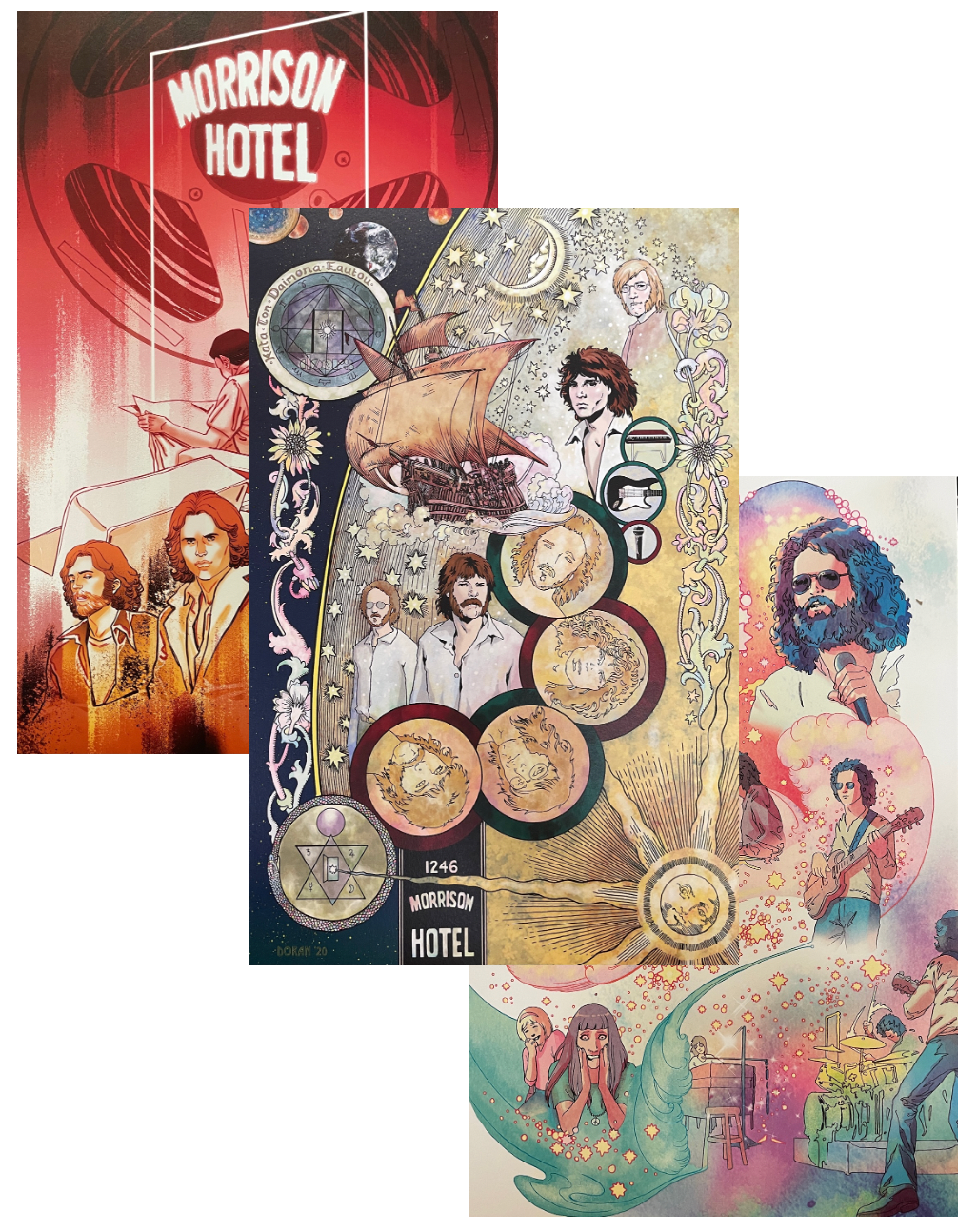 THE DOORS 'MORRISON HOTEL' GRAPHIC NOVEL DELUXE W/ PICTURE DISC