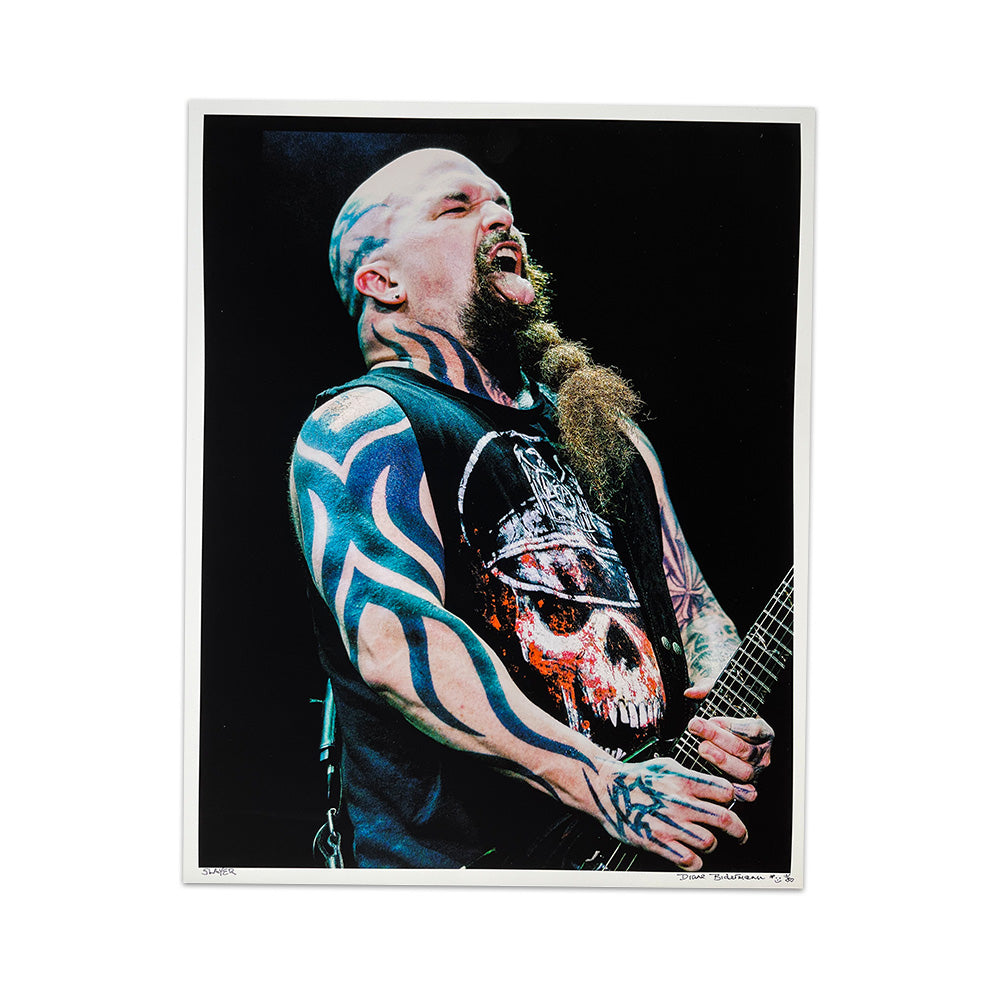 SLAYER 16" x 20" LIMITED EDITION PHOTO PRINT