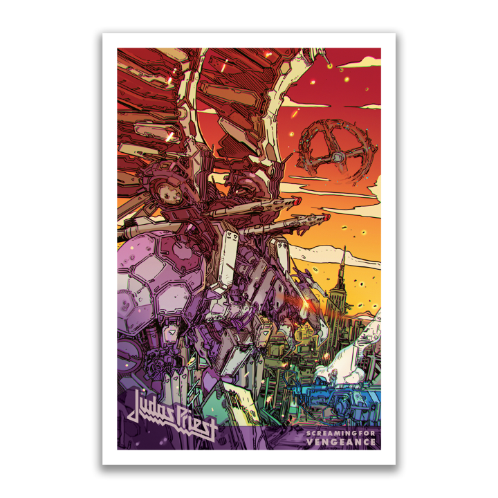 JUDAS PRIEST 'SCREAMING FOR VENGEANCE' GRAPHIC NOVEL DELUXE EDITION