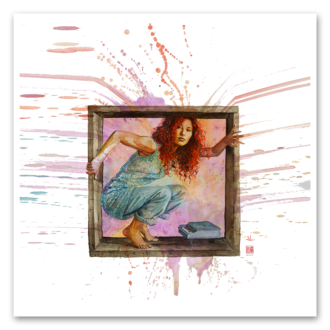 TORI AMOS: LITTLE EARTHQUAKES: GRAPHIC ALBUM DELUXE W/ VINYL (Album & B-Sides picture disc) & ART PRINTS