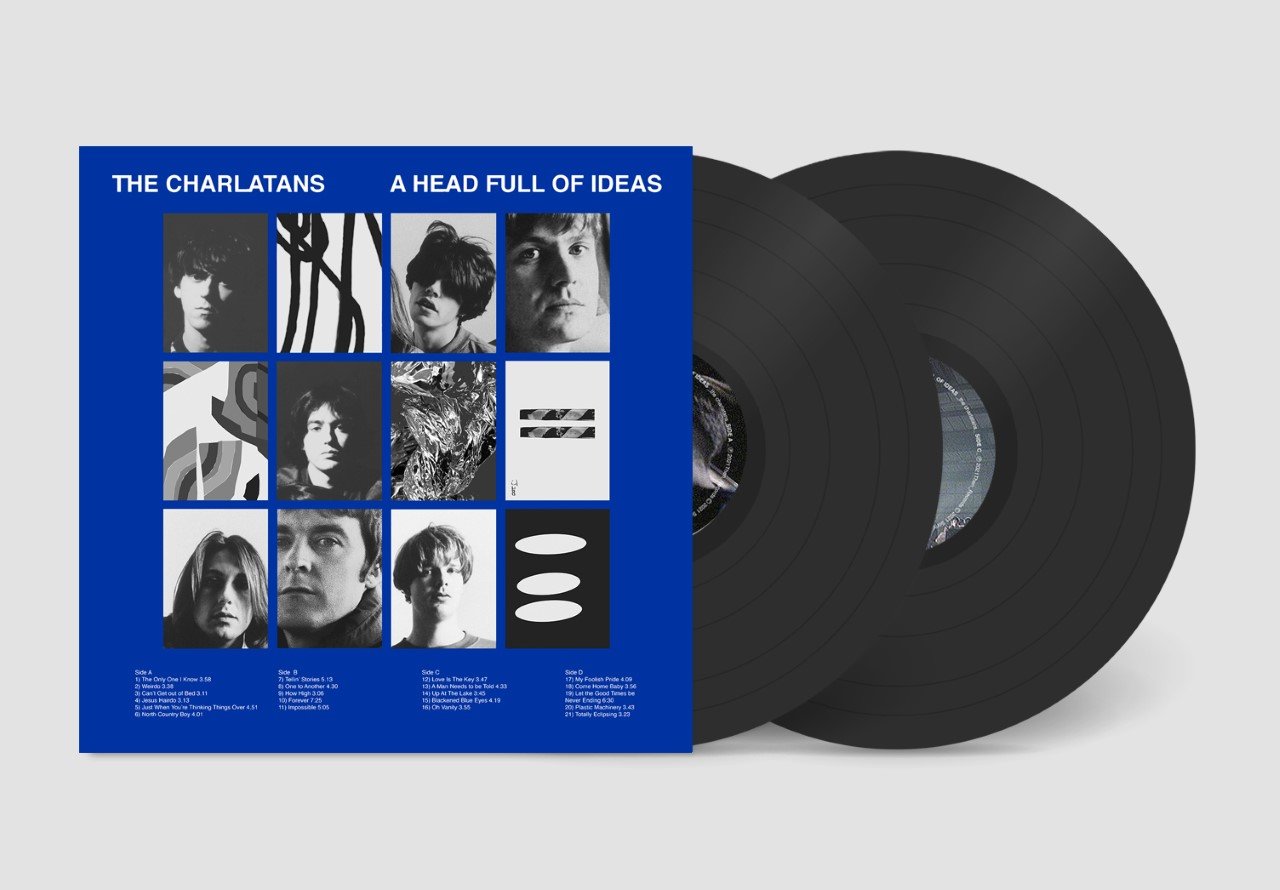 THE CHARLATANS 'A HEAD FULL OF IDEAS' 2LP