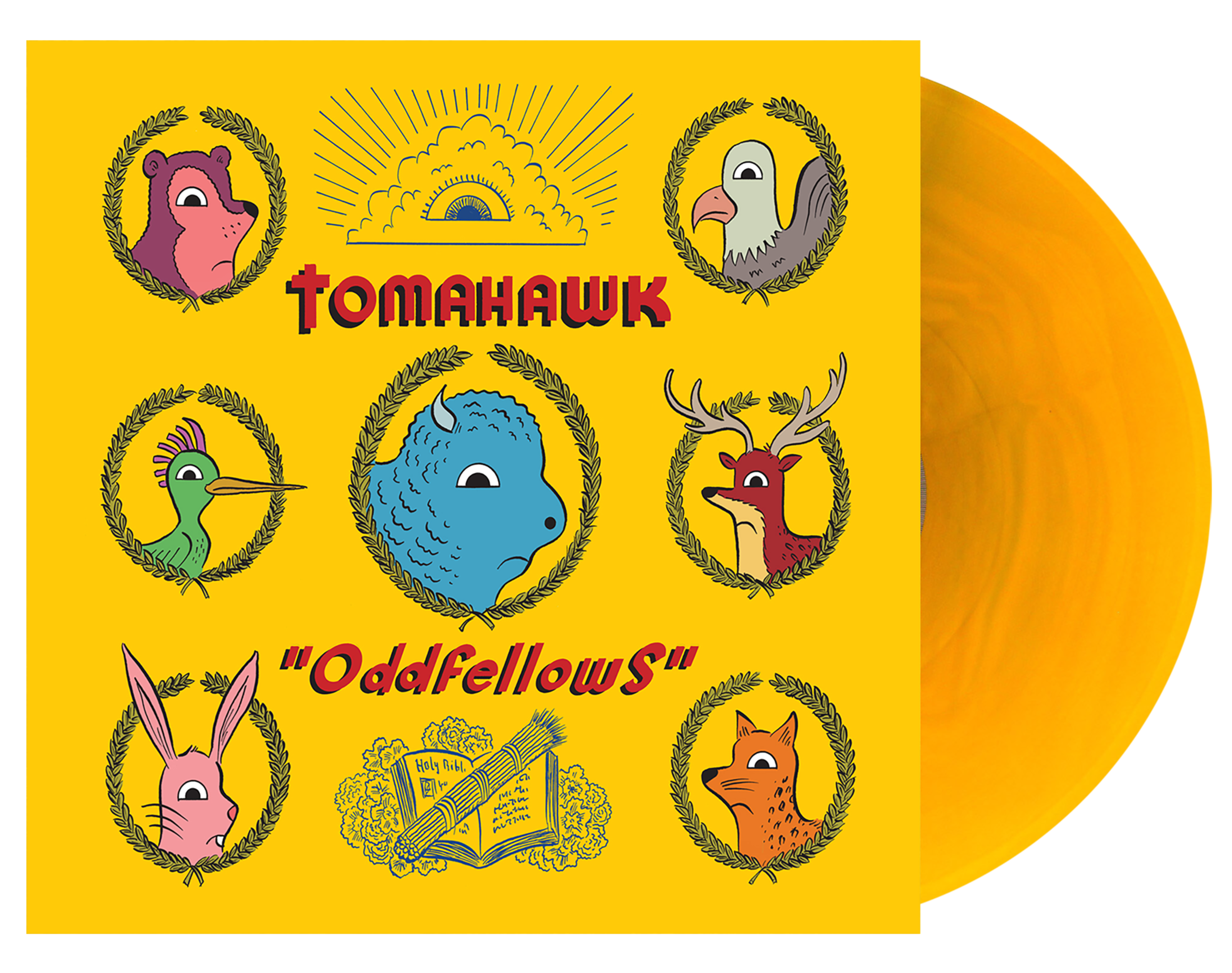 TOMAHAWK ‘ODDFELLOWS' LP (Limited Edition – Only 500 made, Fool's Gold Vinyl)