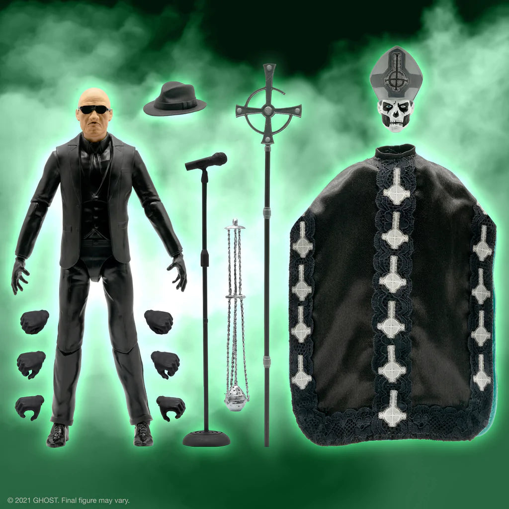 GHOST 'GHOST ULTIMATES! WAVE 2 - PAPA EMERITUS II' ACTION FIGURE