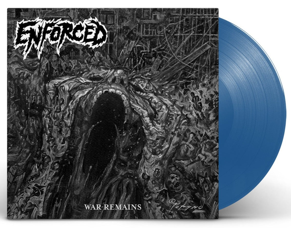 ENFORCED 'WAR REMAINS' LP (Blue Vinyl)