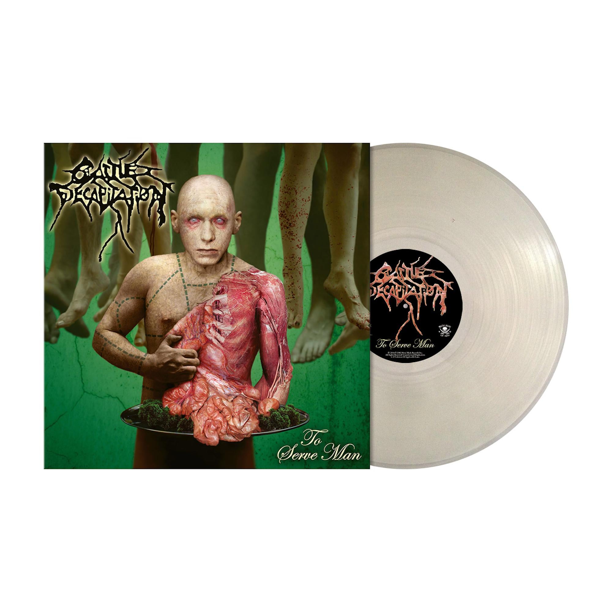 CATTLE DECAPITATION 'TO SERVE MAN' LP (Clear Vinyl)