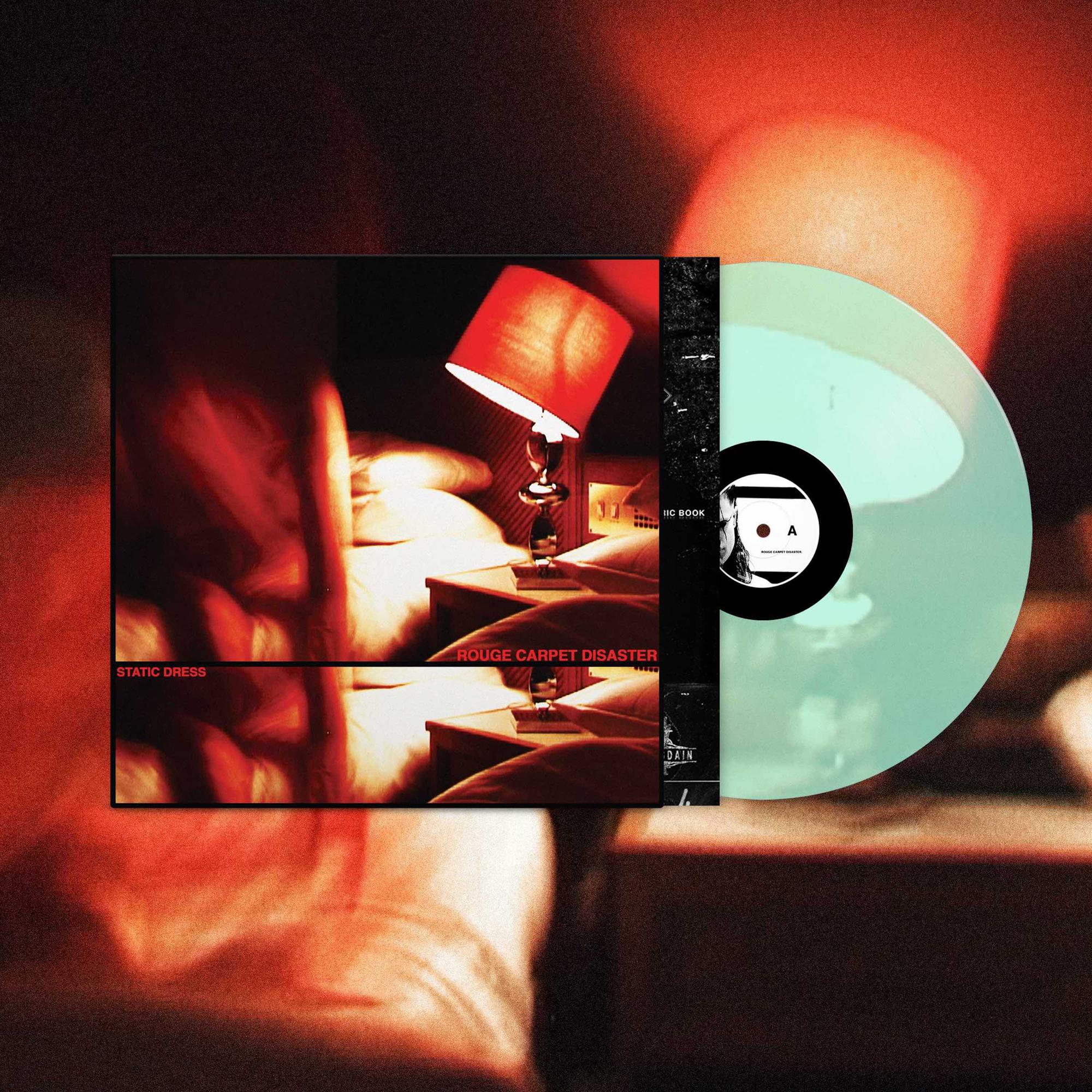 STATIC DRESS 'ROUGE CARPET DISASTER' LP (Coke Bottle Clear Vinyl)