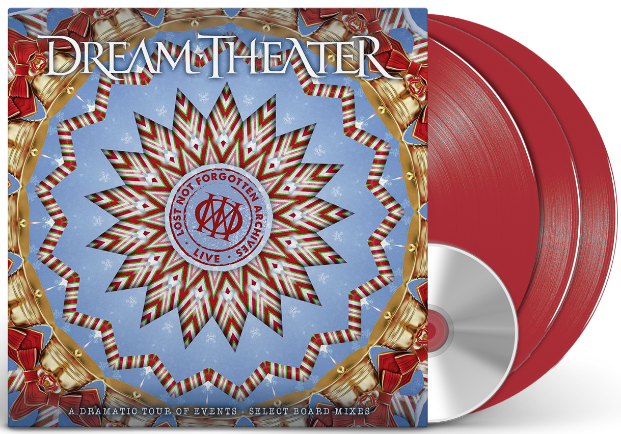 DREAM THEATER ‘THE LOST NOT FORGOTTEN ARCHIVES - A DRAMATIC TOUR OF EVENTS - SELECT BOARD MIXES’ 3LP + 2CD – ONLY 300 MADE (Limited Edition Apple Red Vinyl)