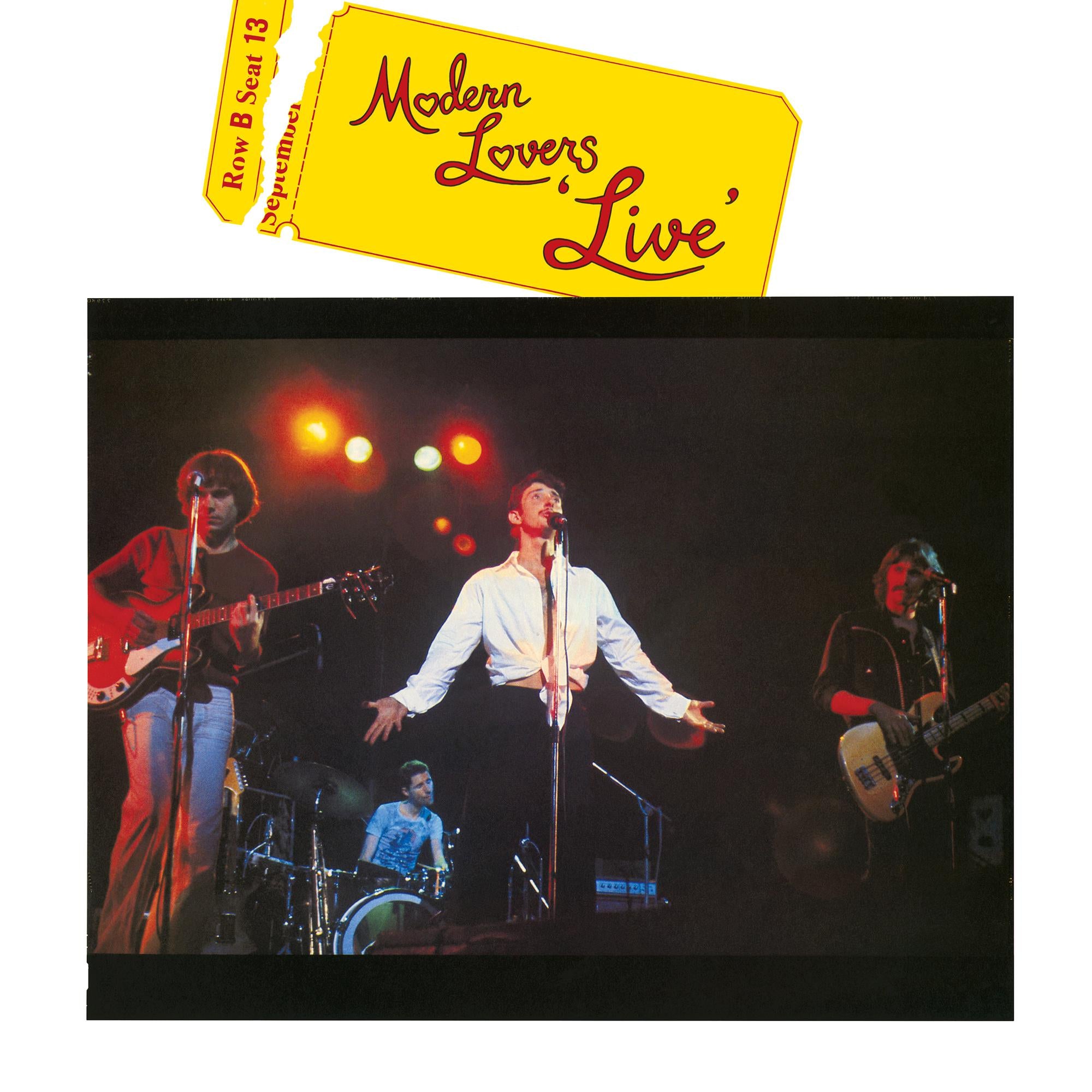 JONATHAN RICHMAN & THE MODERN LOVERS 'MODERN LOVERS LIVE' LP