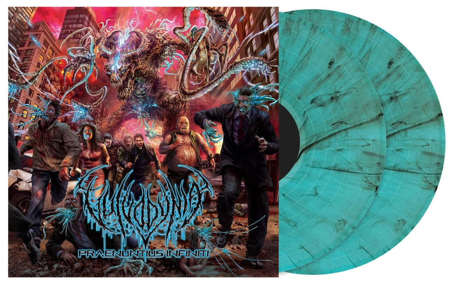 VULVODYNIA 'PRAENUNTIUS INFINITI' 2LP (Green & Black Burst Vinyl)