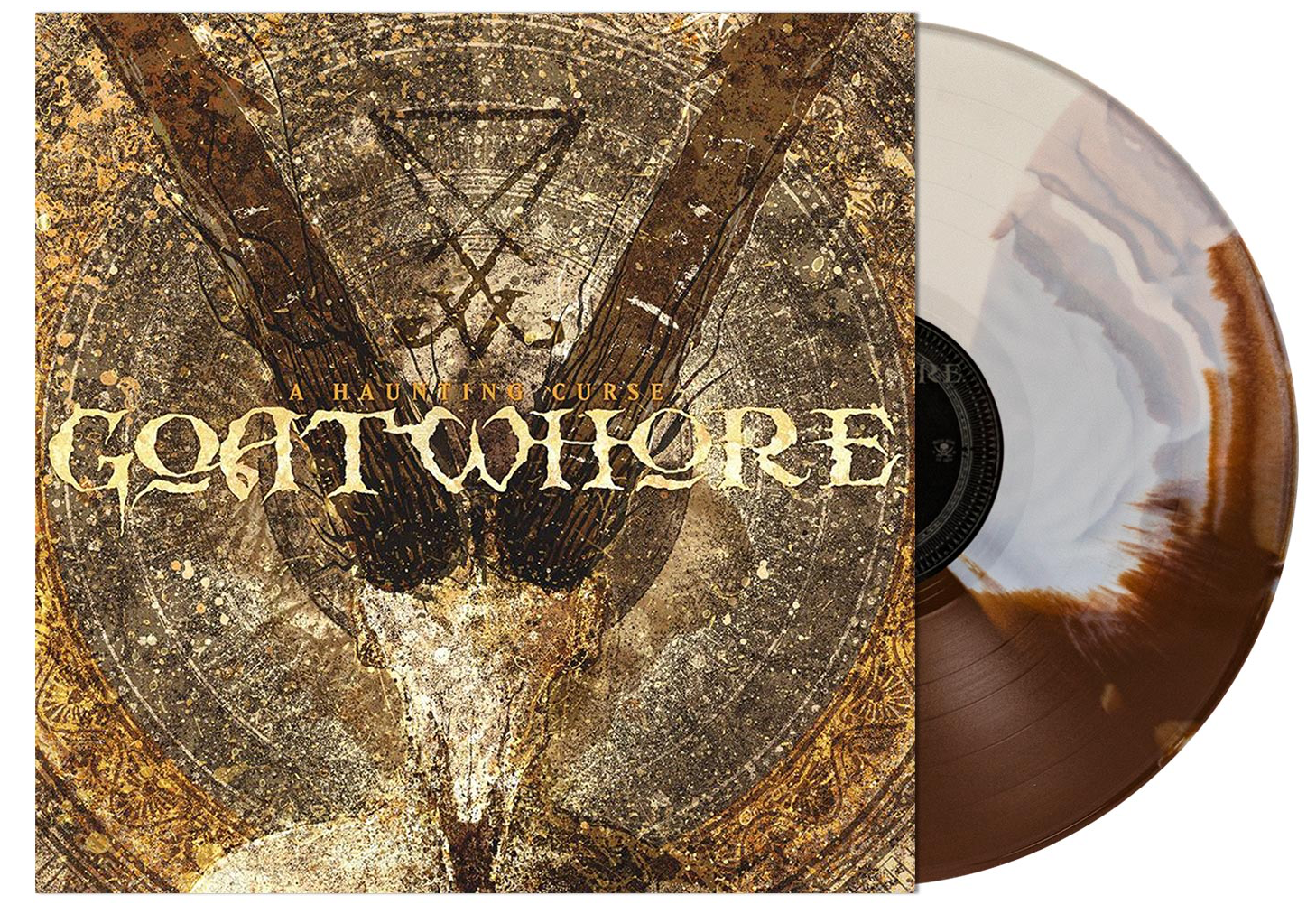 GOATWHORE 'A HAUNTING CURSE' LP (Brown & White Split Vinyl -- limited to 250)