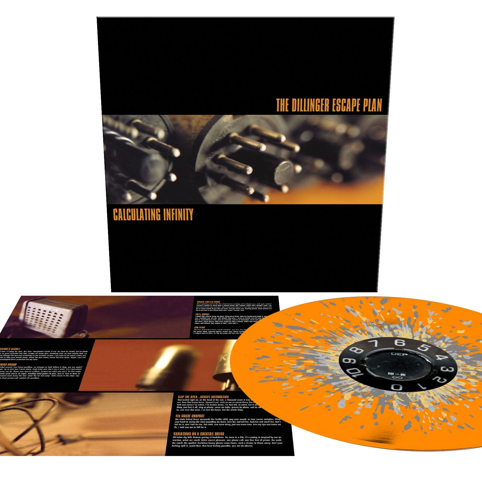 THE DILLINGER ESCAPE PLAN 'CALCULATING INFINITY REISSUE' LP (Splatter Vinyl)