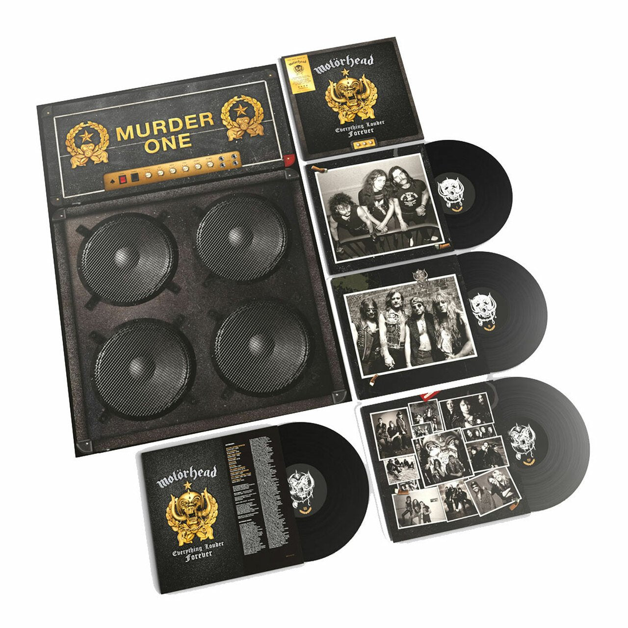 MOTORHEAD 'EVERYTHING LOUDER FOREVER - THE VERY BEST OF MOTORHEAD' 4LP