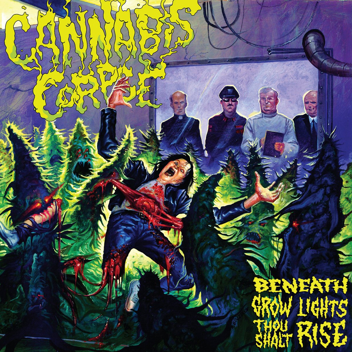 CANNABIS CORPSE 'BENEATH GROW LIGHTS' LP