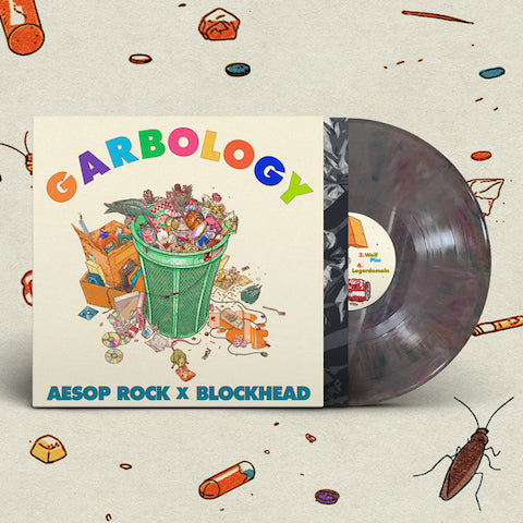 AESOP ROCK X BLOCKHEAD 'GARBOLOGY' 2LP (Random Color Vinyl)