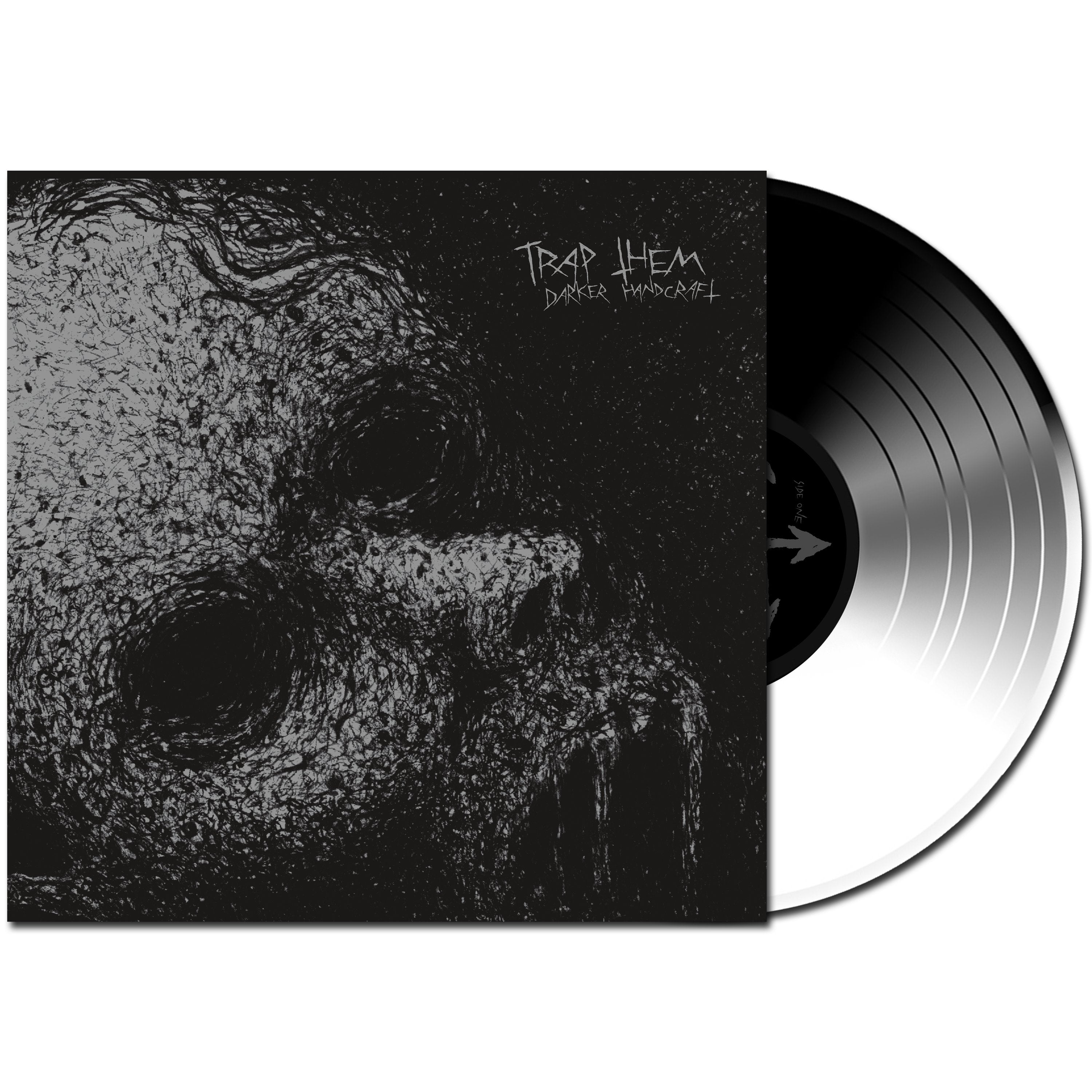 TRAP THEM 'DARKER HANDCRAFT' HALF BLACK, HALF WHITE LP