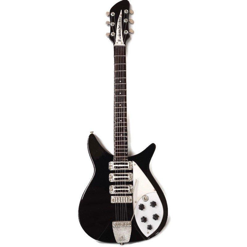 THE BEATLES - JOHN LENNON - BLACK ED SULLIVAN MINI GUITAR