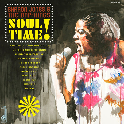 SHARON JONES & THE DAP-KINGS 'SOUL TIME!' LP (Pink Vinyl)