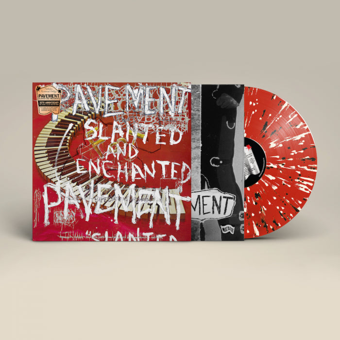 PAVEMENT 'SLANTED & ENCHANTED' LP (Red & White Splatter Vinyl, 30th Anniversary Reissue)