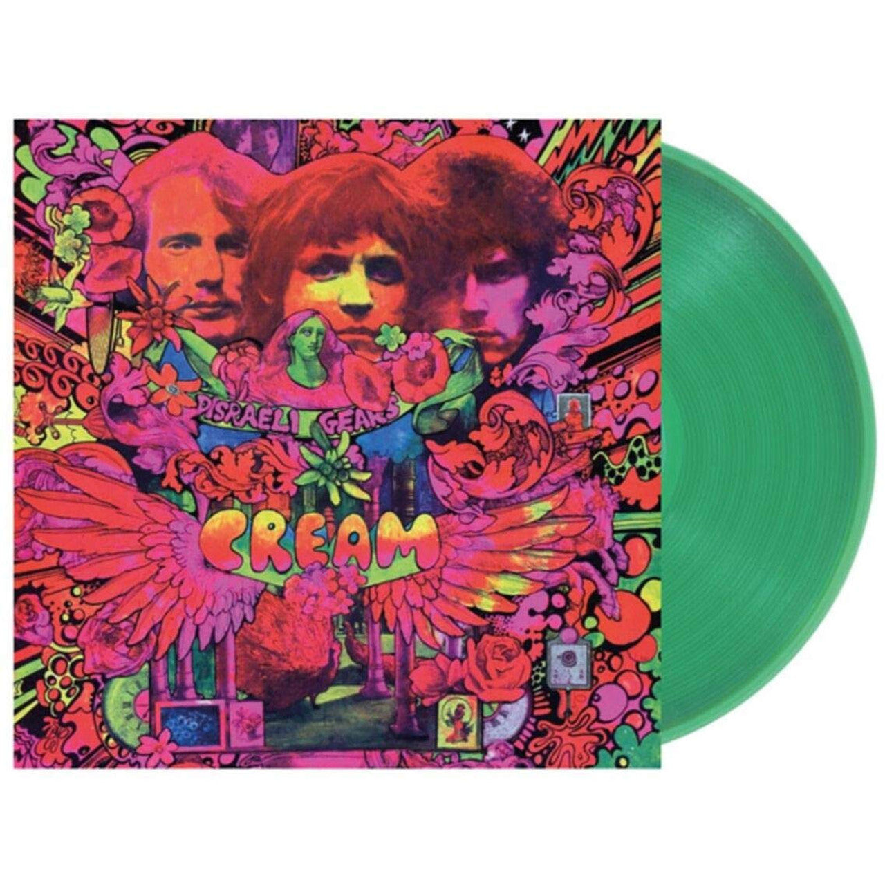 disraeli gears vinyl CREAM 'DISRAELI GEARS' LP (Green Vinyl)