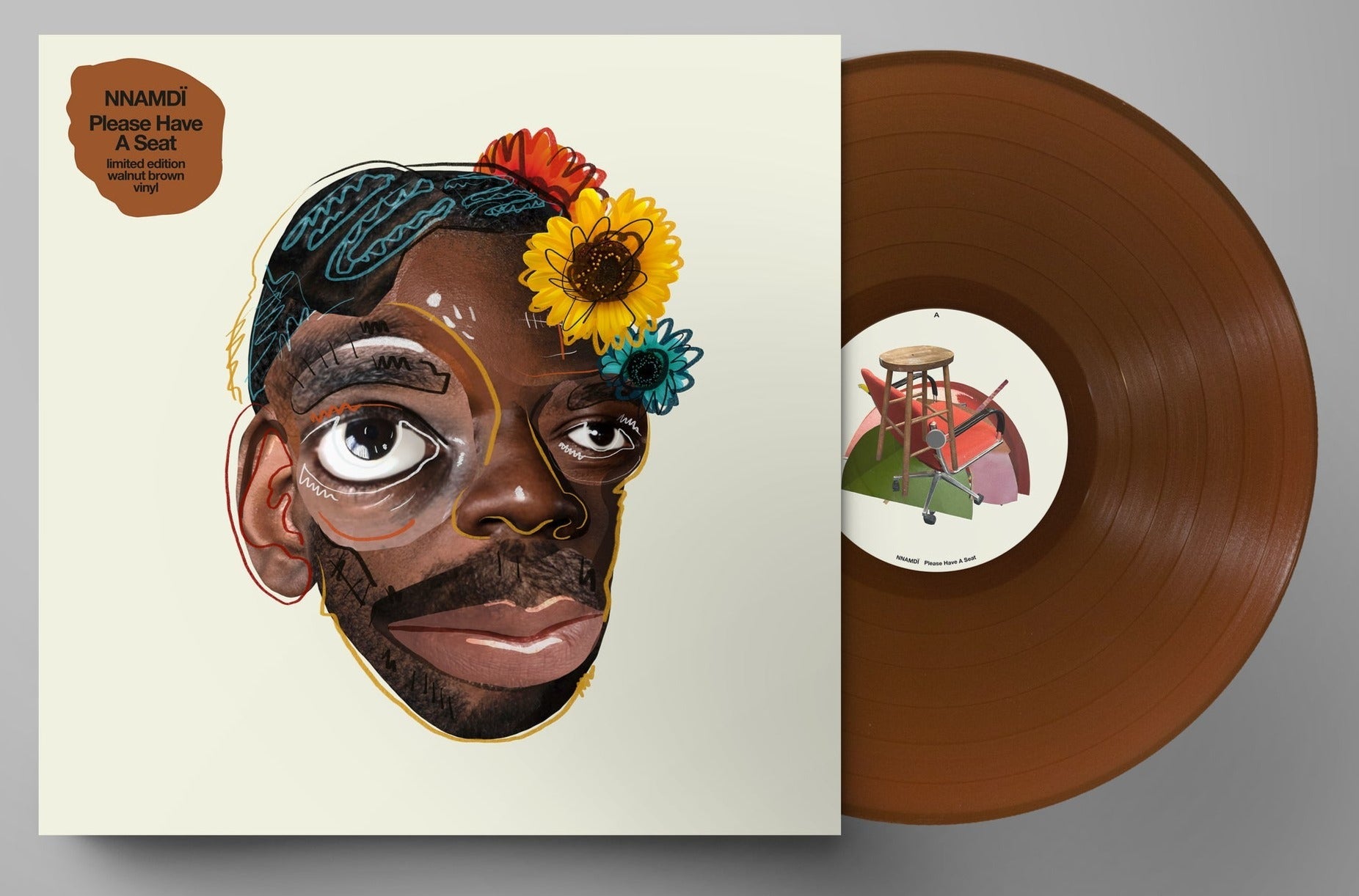 NNAMDÏ 'PLEASE HAVE A SEAT' LP (Walnut Brown Vinyl)