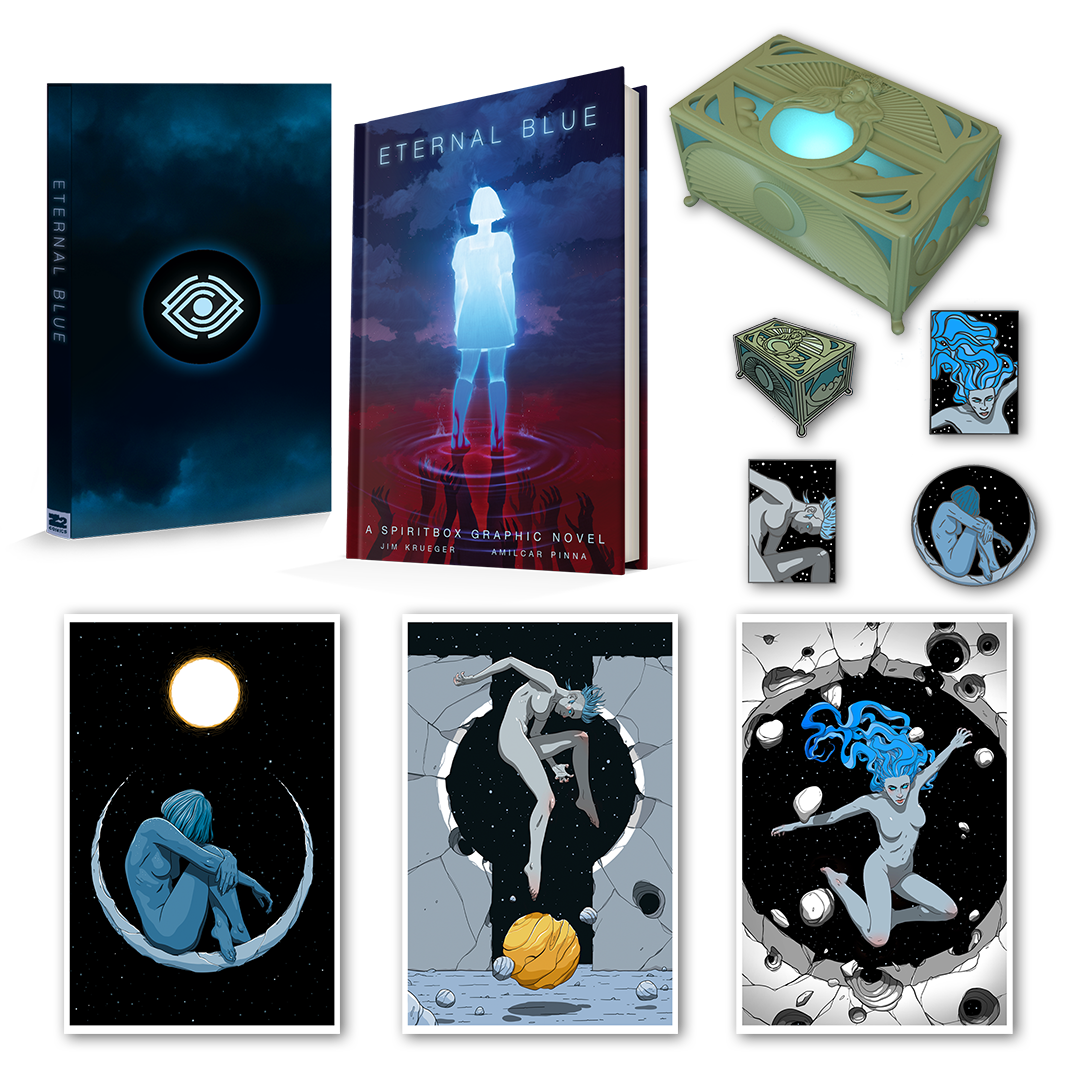 SPIRITBOX: ETERNAL BLUE DELUXE EDITION WITH FUNCTIONING SPIRITBOX BUNDLE