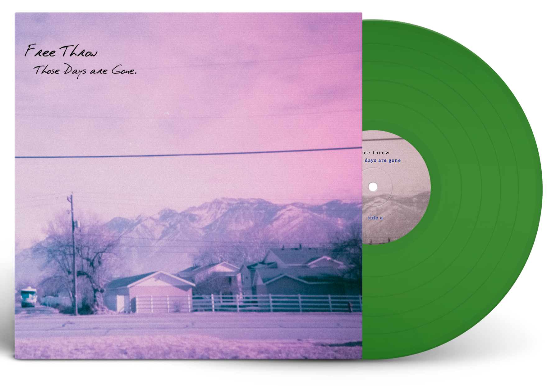 FREE THROW ‘THOSE DAYS ARE GONE’ LP (Limited Edition – Only 200 made, Green Vinyl)