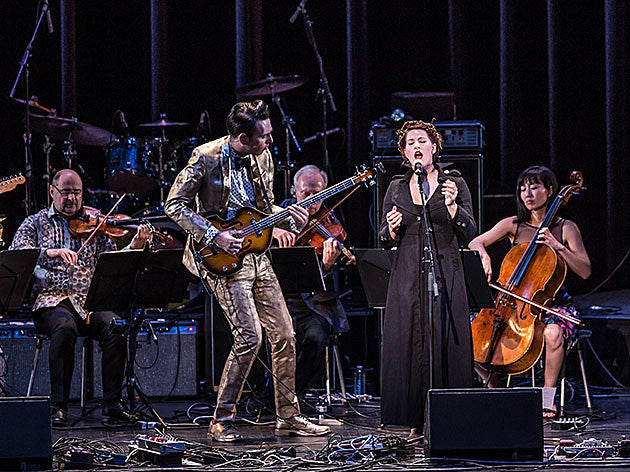 Amanda Palmer & Jherek Bischoff share string quartet cover of Prince’s “Purple Rain”