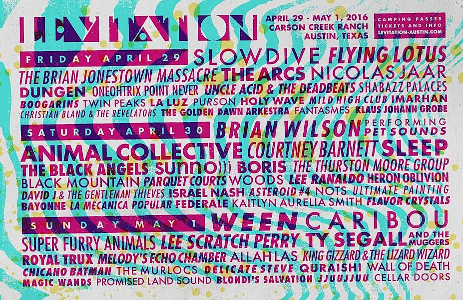 Levitation announces daily schedules, lineup additions, and kickoff shows