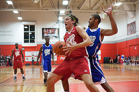 Win Butler playing the NBA All-Star Celebrity Game at MSG; Drake & Nas playing private Sprite show at Irving Plaza