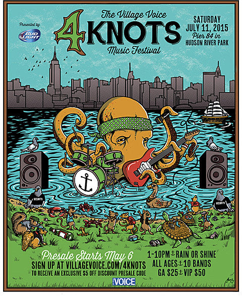 4Knots Music fest returns as a ticketed event on Hudson River Park’s Pier 84