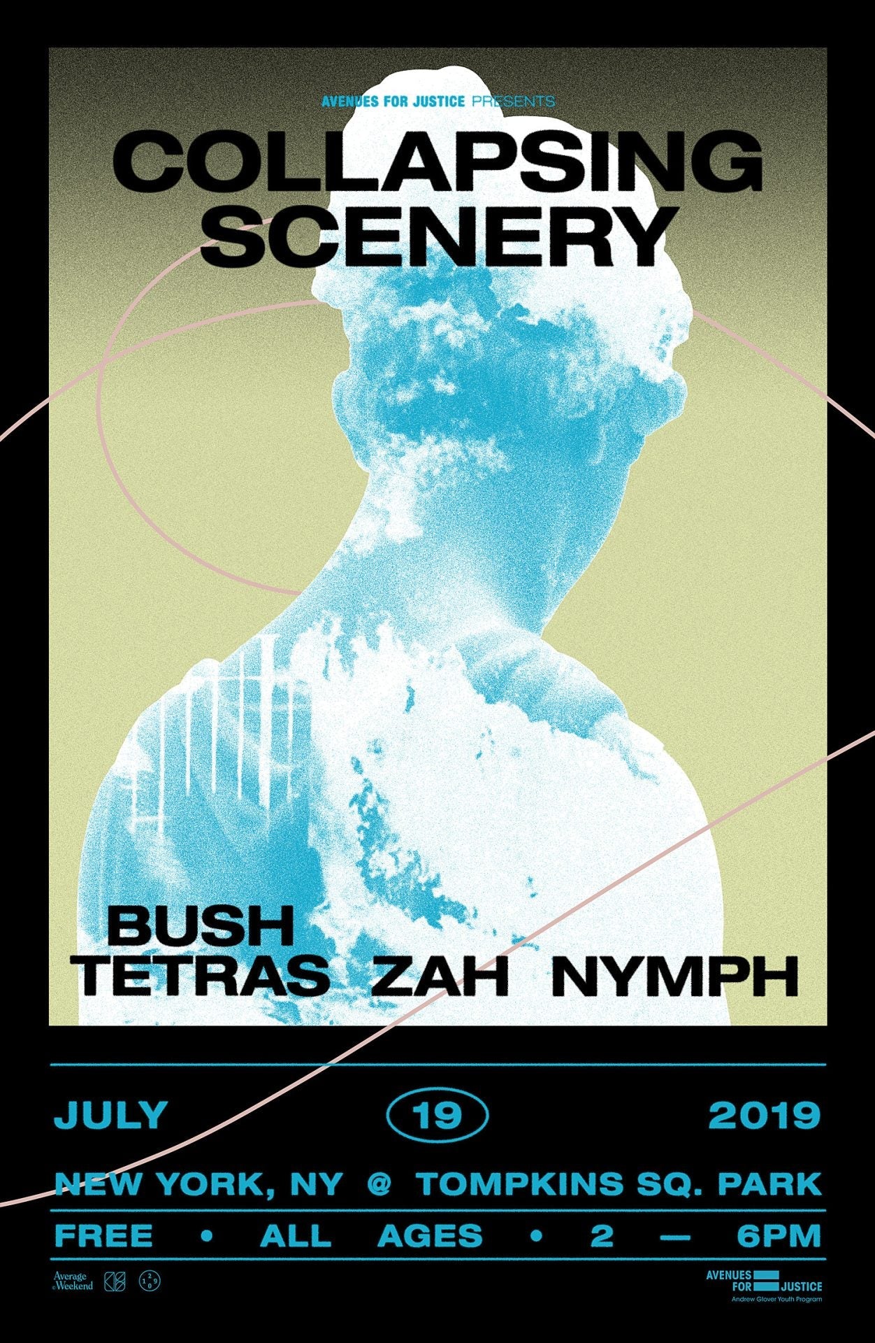 watch Collapsing Scenery’s new video, see them in NYC with Bush Tetras for free