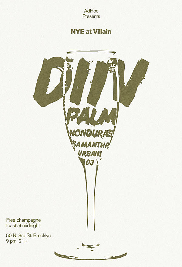 DIIV playing Brooklyn on New Year’s Eve with Palm & Honduras (tix on sale)