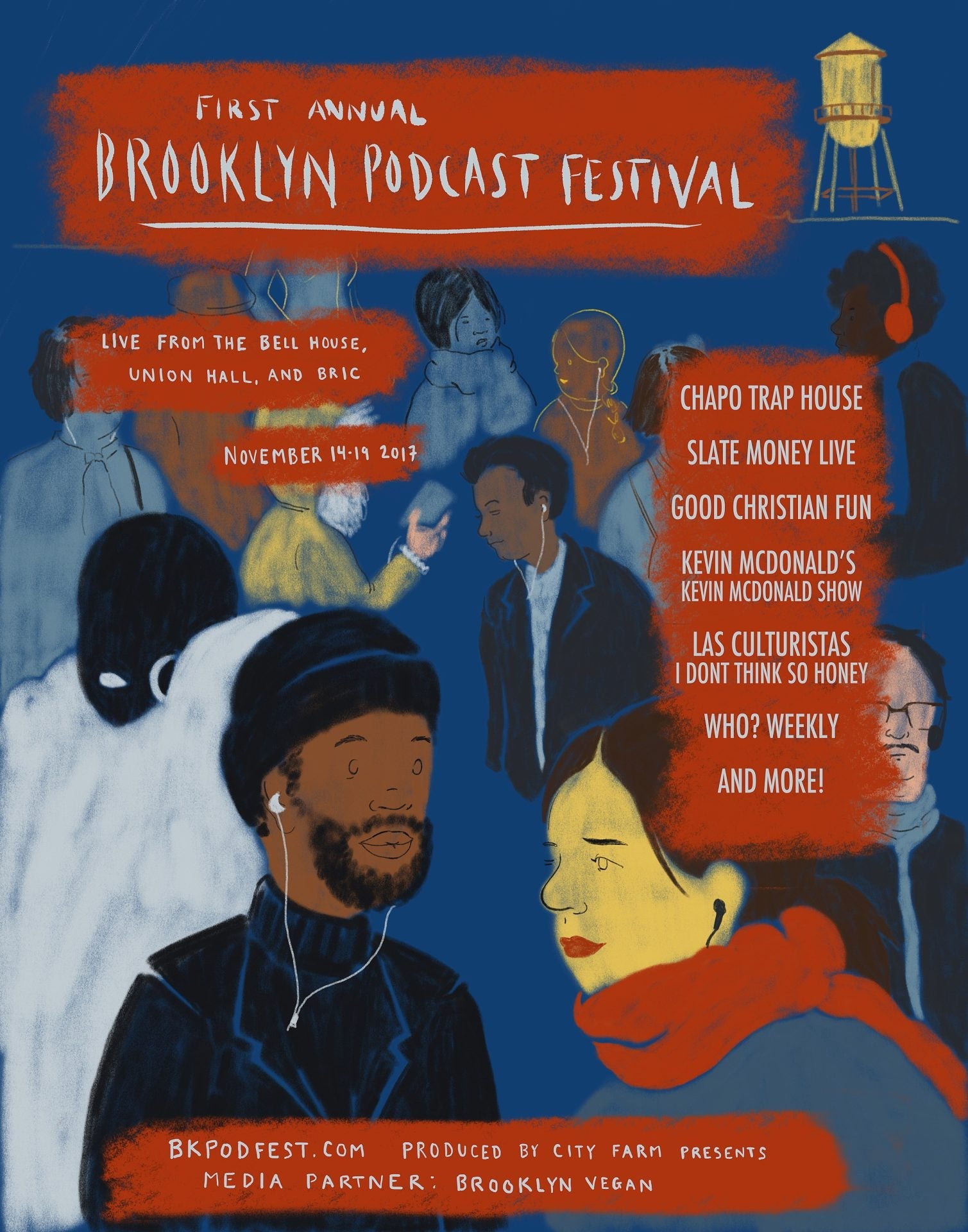 Brooklyn Podcast Festival inaugural lineup! — Kevin McDonald, Chapo Trap House, Slate Money Live & more