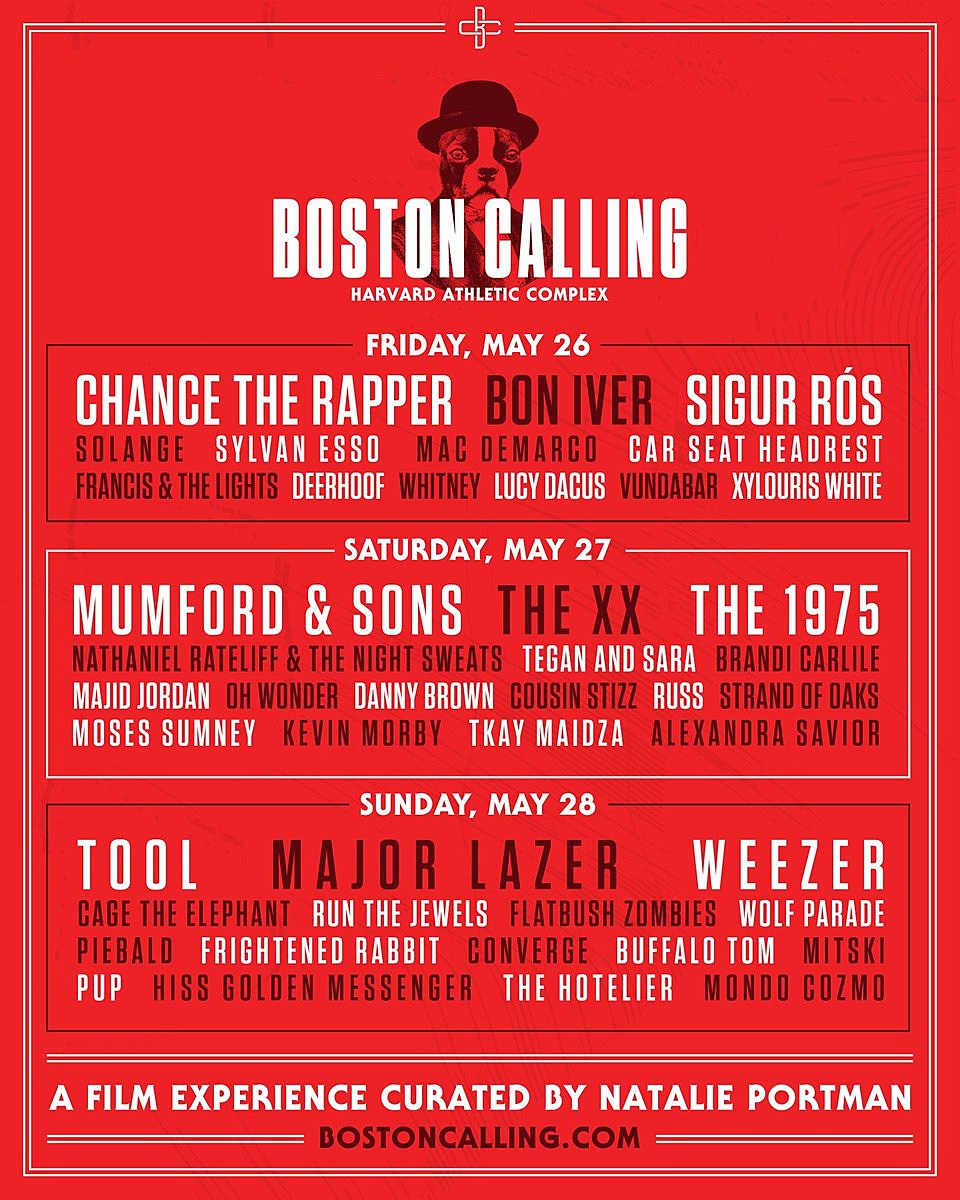 Boston Calling 2017 day-by-day lineups