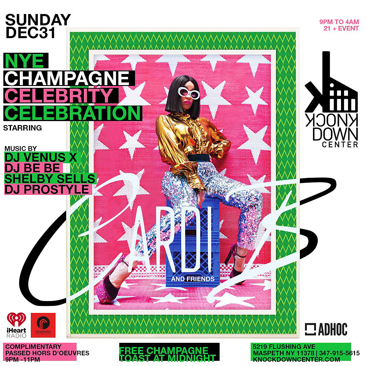 Cardi B playing New Year’s Eve at Knockdown Center (tix on sale)
