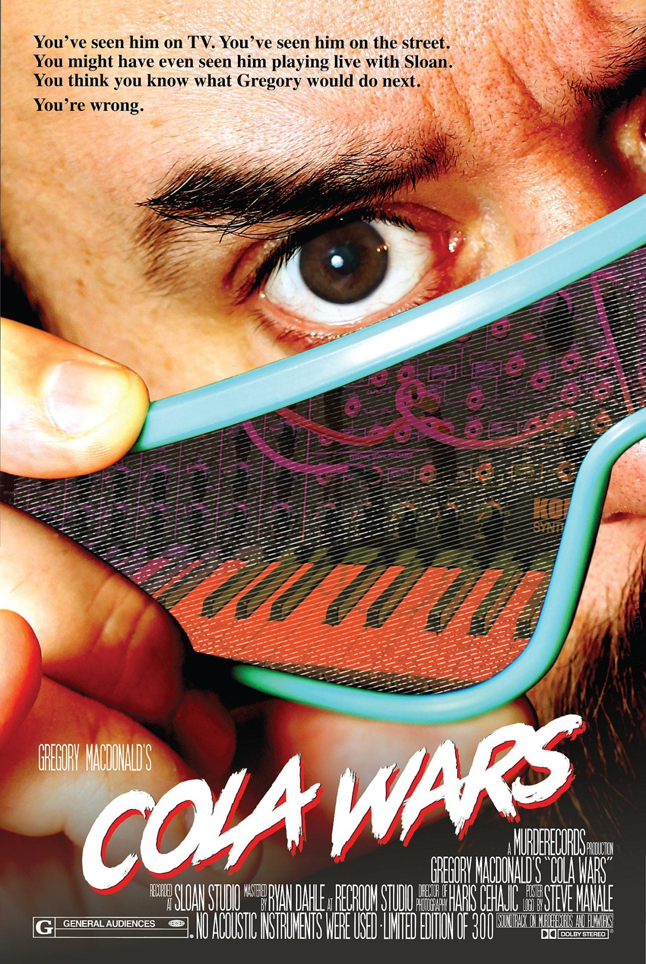 Sloan keyboardist Gregory Macdonald releases synth solo LP as Cola Wars (watch the trailer)